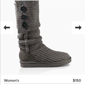 UGG Classic Cardy Knit Boots